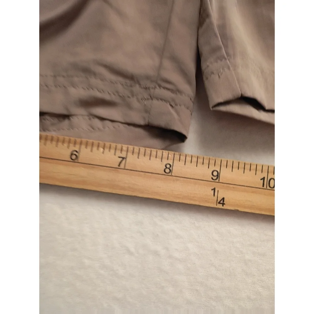 Quick Dry Performance Shorts Men's Tan Khaki Elastic Waist Drawstring Active NWT